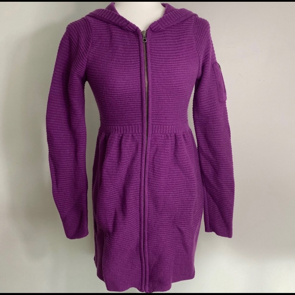 *Rare*Athleta Full Zip Hooded Sweater/Jacket/Dress